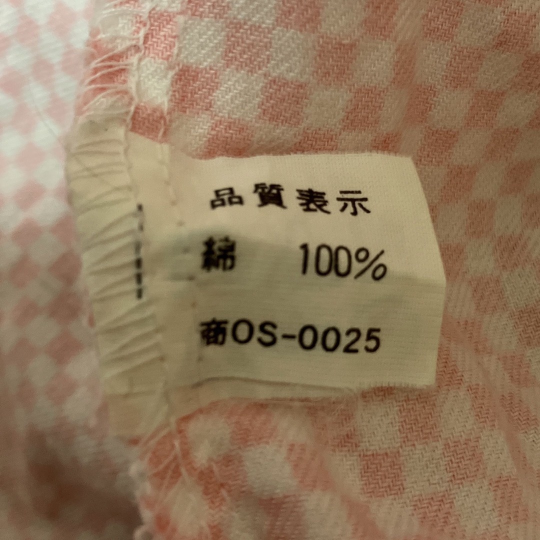 Born(ボーン)の長袖シャツ　ピンク×ホワイト　ブロックチェック レディースのトップス(シャツ/ブラウス(長袖/七分))の商品写真
