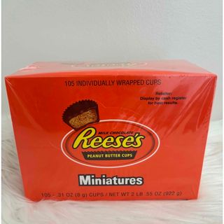 Reeses リセスピーナッツバターカップスミニチュア105個入り