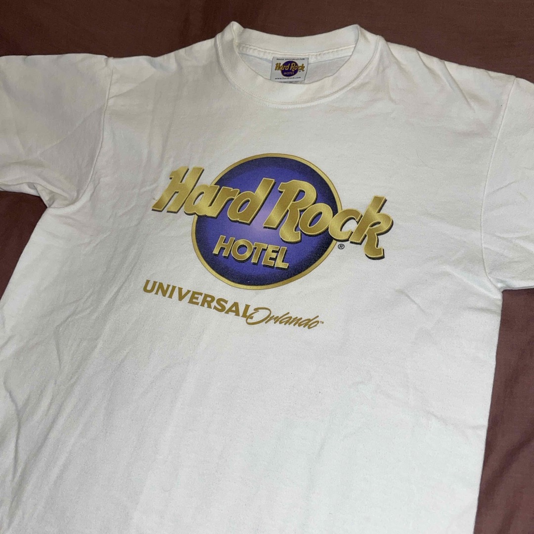 Hard Rock CAFE(ハードロックカフェ)のハードロックホテル  プリント Tシャツ ヴィンテージ ホワイト 白 カフェ  メンズのトップス(Tシャツ/カットソー(半袖/袖なし))の商品写真