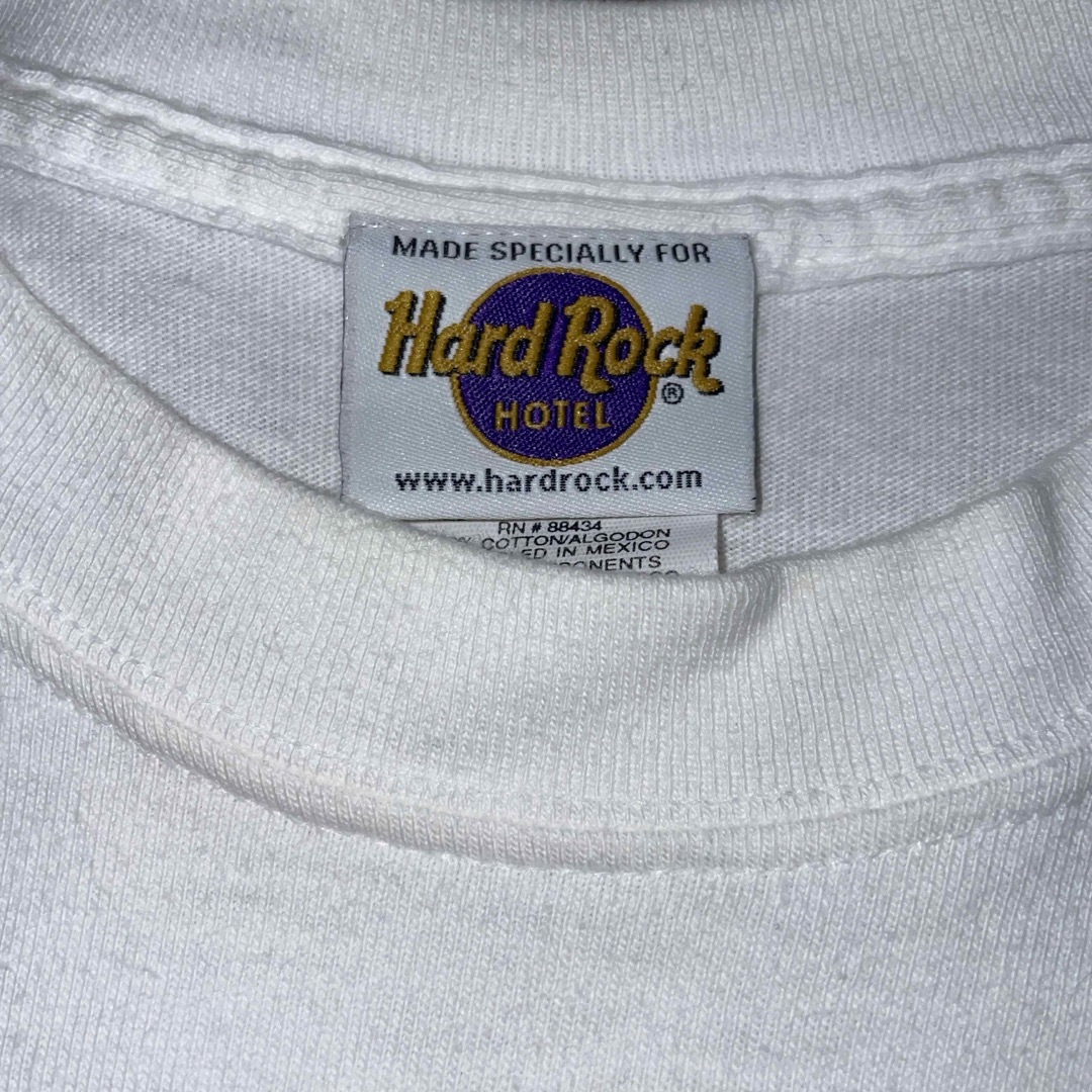 Hard Rock CAFE(ハードロックカフェ)のハードロックホテル  プリント Tシャツ ヴィンテージ ホワイト 白 カフェ  メンズのトップス(Tシャツ/カットソー(半袖/袖なし))の商品写真
