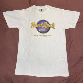 ハードロックカフェ(Hard Rock CAFE)のハードロックホテル  プリント Tシャツ ヴィンテージ ホワイト 白 カフェ (Tシャツ/カットソー(半袖/袖なし))