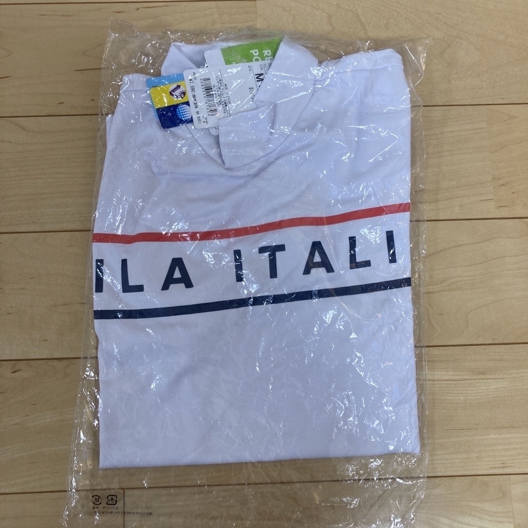 FILA(フィラ)のフィラ　ゴルフ　レディース　Mサイズ　ホワイト　ハイネック　半袖Tシャツ スポーツ/アウトドアのゴルフ(ウエア)の商品写真