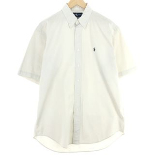 ラルフローレン(Ralph Lauren)の古着 ラルフローレン Ralph Lauren BLAKE 半袖 ボタンダウンシャツ メンズM /eaa446530(シャツ)