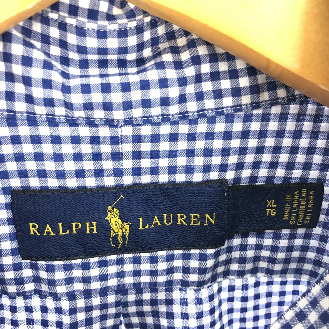 Ralph Lauren(ラルフローレン)の古着 ラルフローレン Ralph Lauren ギンガムチェック 長袖 ボタンダウンチェックシャツ メンズXL /eaa446781 メンズのトップス(シャツ)の商品写真