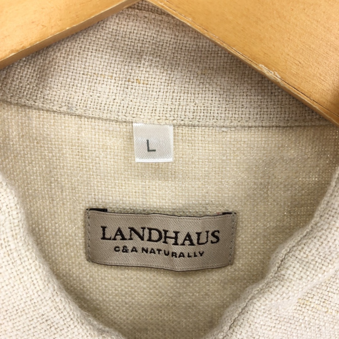 古着 LANDHAUS 半袖 チロリアンシャツ メンズL /eaa446253 メンズのトップス(シャツ)の商品写真