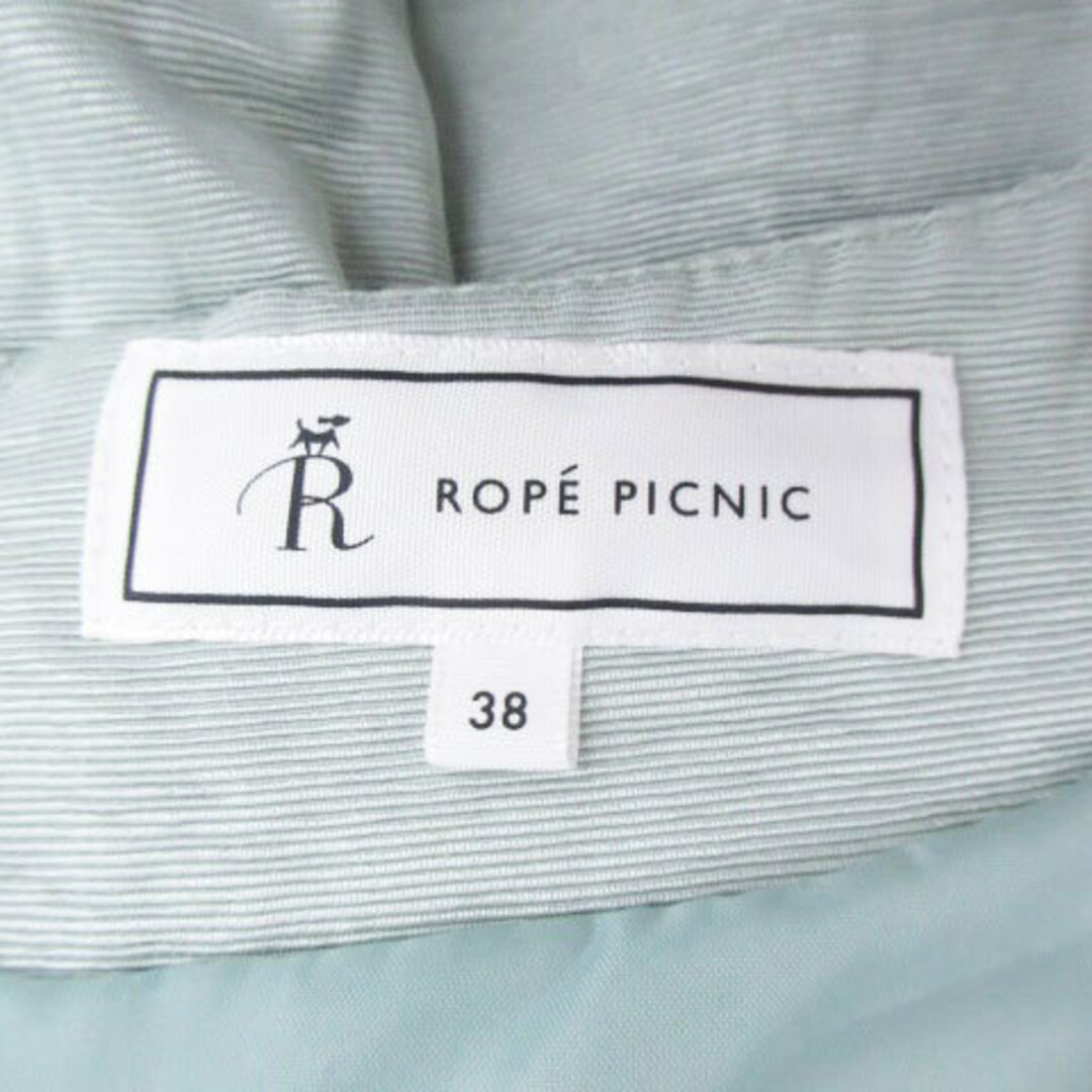 Rope' Picnic(ロペピクニック)のロペピクニック ワンピース フレンチスリーブ フリル 38 M ミントグリーン レディースのワンピース(ミニワンピース)の商品写真