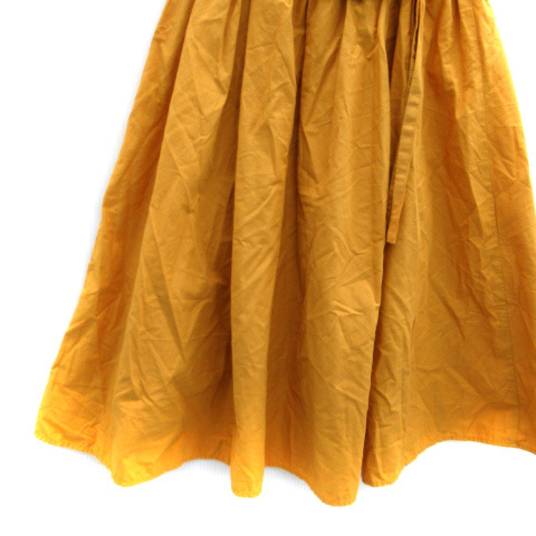 Rope' Picnic(ロペピクニック)のロペピクニック フレアスカート ベルト付き 38 M マスタードイエロー レディースのスカート(ひざ丈スカート)の商品写真