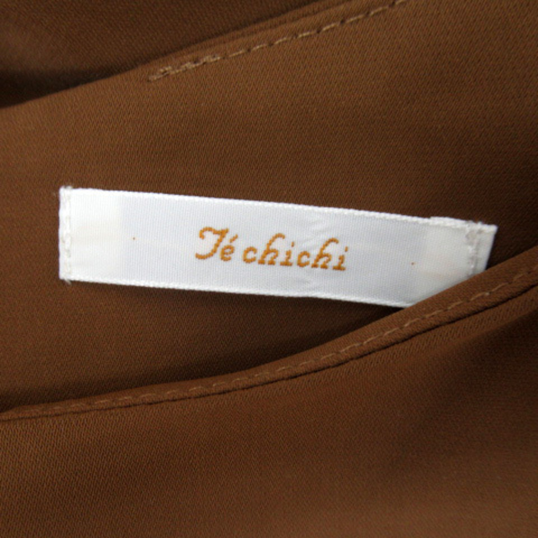 Techichi(テチチ)のテチチ Te chichi ブラウス カットソー 五分袖 ラウンドネック F 茶 レディースのトップス(その他)の商品写真