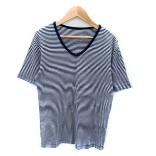 フォーワンセブンバイエディフィス Tシャツ カットソー 半袖 ボーダー柄 S(Tシャツ/カットソー(半袖/袖なし))