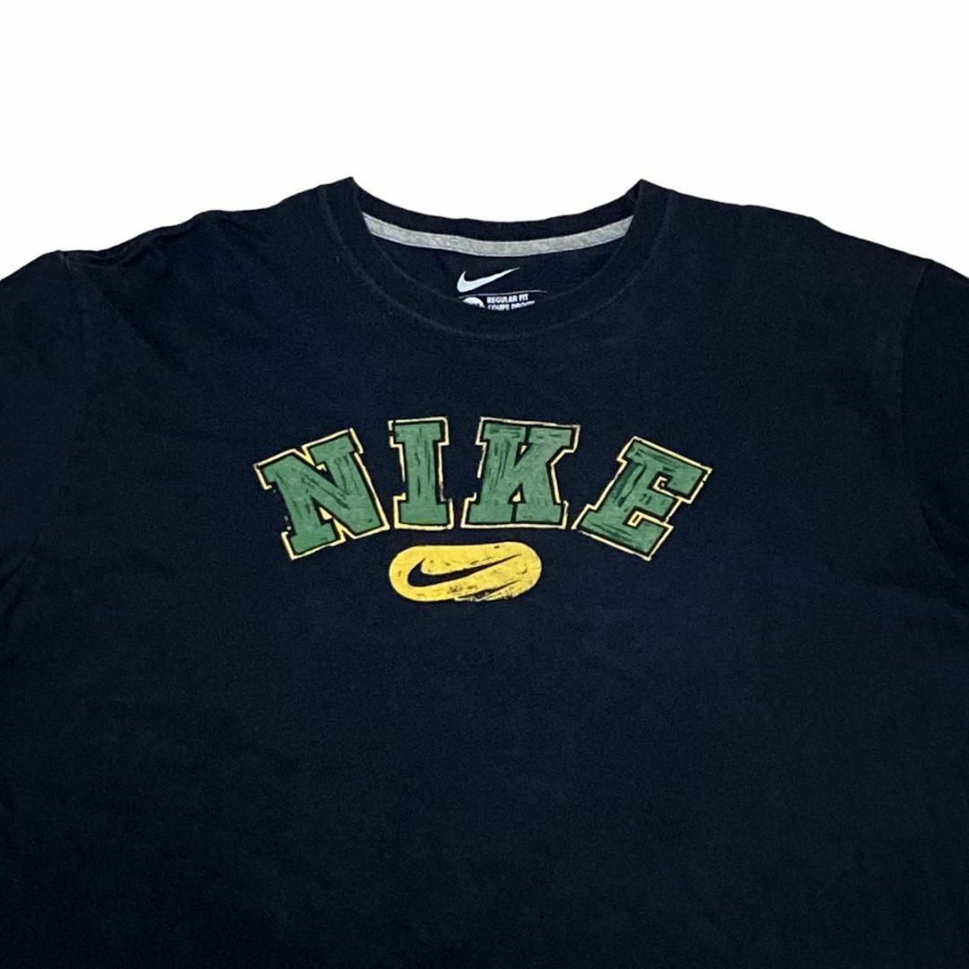 NIKE(ナイキ)のNIKE ナイキ 半袖Tシャツ ロゴプリント ブラック US古着 c84① メンズのトップス(Tシャツ/カットソー(半袖/袖なし))の商品写真