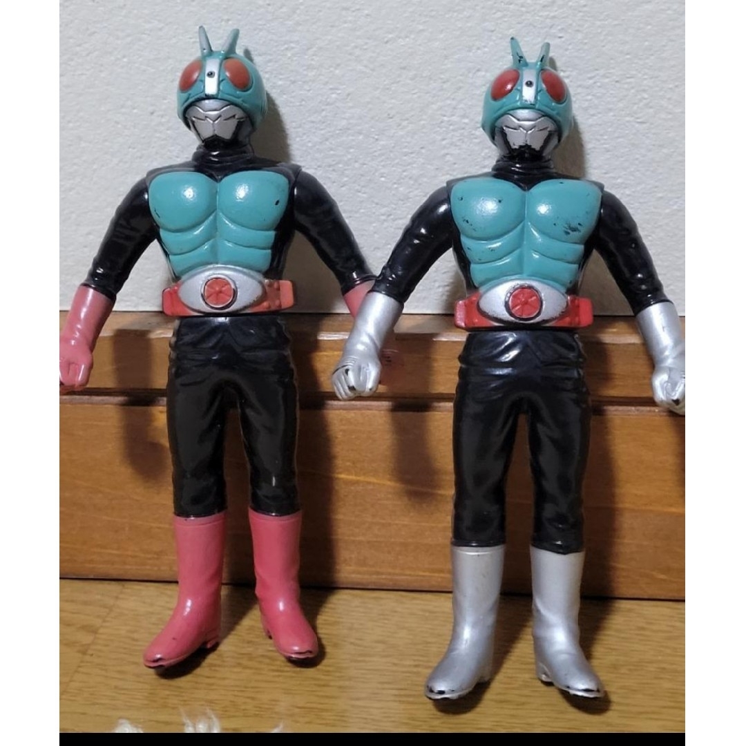 BANDAI - 石森プロ1989年日本製仮面ライダー1号2号V3ソフビ BANDAI - 石森プロ1989年日本製仮面ライダー1号2号V3ソフビ