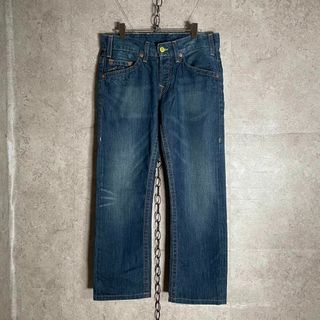 トゥルーレリジョン(True Religion)のUSA製 00s archive True Religion デニムパンツ 革(デニム/ジーンズ)