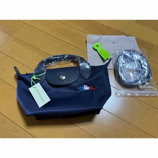 LONGCHAMP - ロンシャン プリアージュ ハンドル ポーチ XS ミニバッグ LONGCHAMP - ロンシャン プリアージュ ハンドル ポーチ XS ミニバッグ