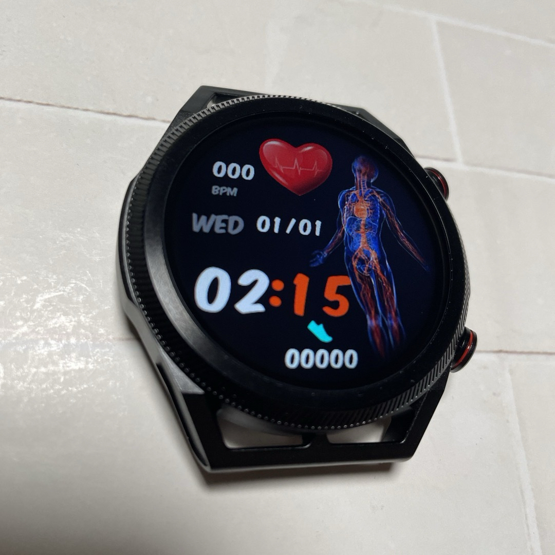 スマートウォッチ　健康管理　尿酸値等 メンズの時計(腕時計(デジタル))の商品写真