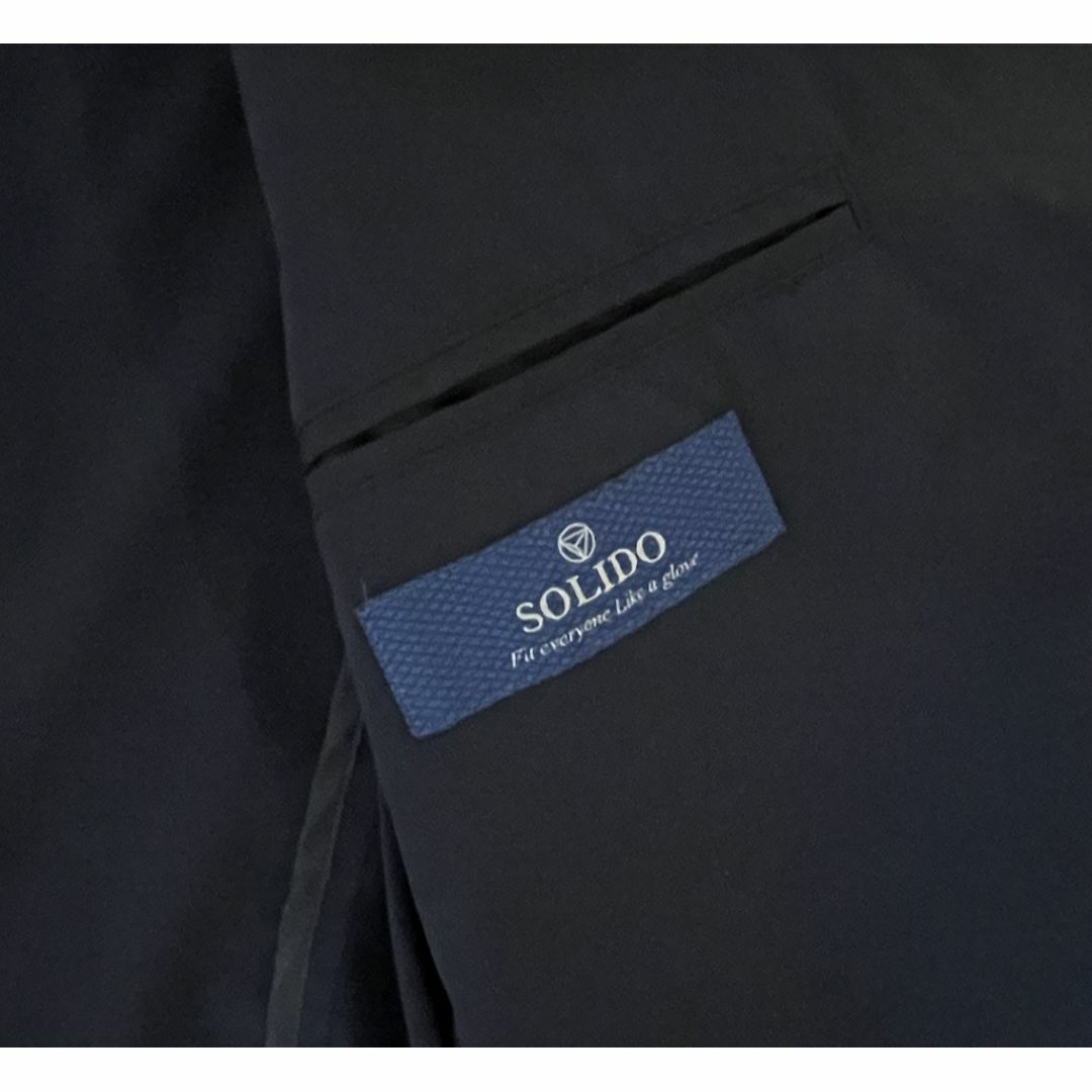 超美品未着用★SOLIDOセットアップナイロンジャケット＆パンツ★サイズ０３★紺 メンズのスーツ(セットアップ)の商品写真