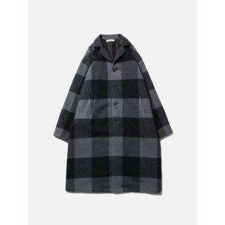 クーティー(COOTIE)のCOOTIE NAPPING BUFFALO CHECK COAT black(チェスターコート)