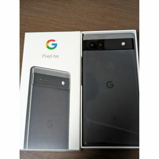 グーグル(Google)のGoogle Pixel6a チャコール 中古 SIMフリー(スマートフォン本体)