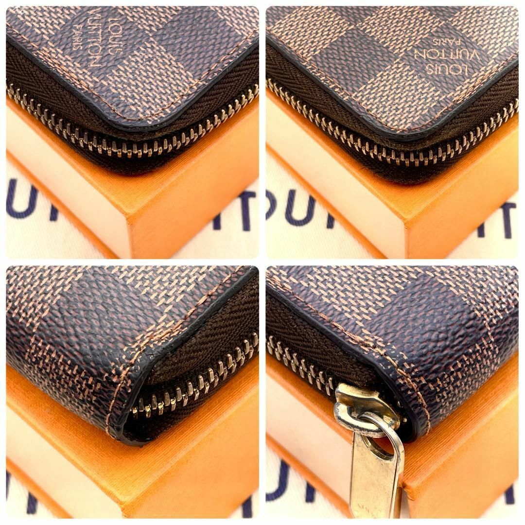 LOUIS VUITTON(ルイヴィトン)の★美品★　ルイヴィトン　ダミエ　ジッピーウォレット　エべヌ　長財布 レディースのファッション小物(財布)の商品写真