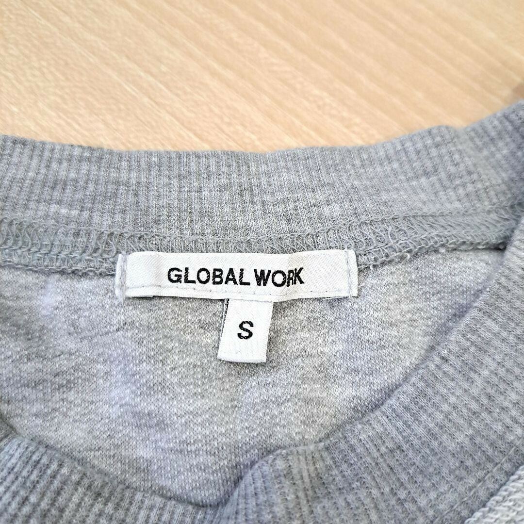 GLOBAL WORK(グローバルワーク)のGLOBAL WORK　Sサイズ　レディース　トップス　五分丈　匿名配送 レディースのトップス(カットソー(長袖/七分))の商品写真