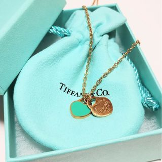 Tiffany & Co. - 【新品未使用】ダブルハートタグネックレス