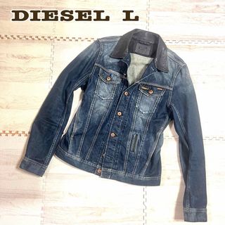 ディーゼル(DIESEL)のDIESEL ディーゼル デニムジャケット Gジャン 襟 レザー 切替(Gジャン/デニムジャケット)