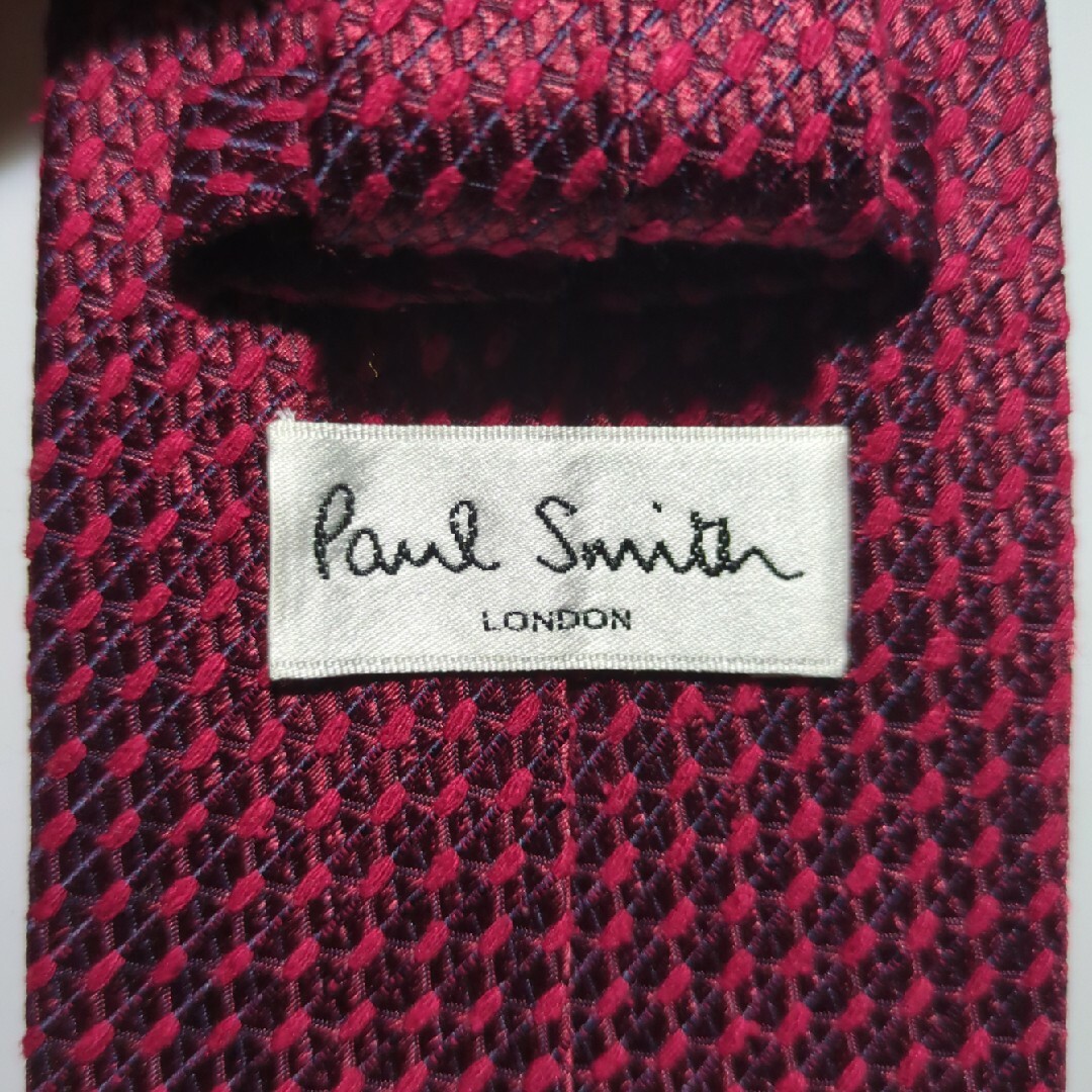 Paul Smith(ポールスミス)のPaul Smith　London　ネクタイ　ワインレッド　ボルドー メンズのファッション小物(ネクタイ)の商品写真