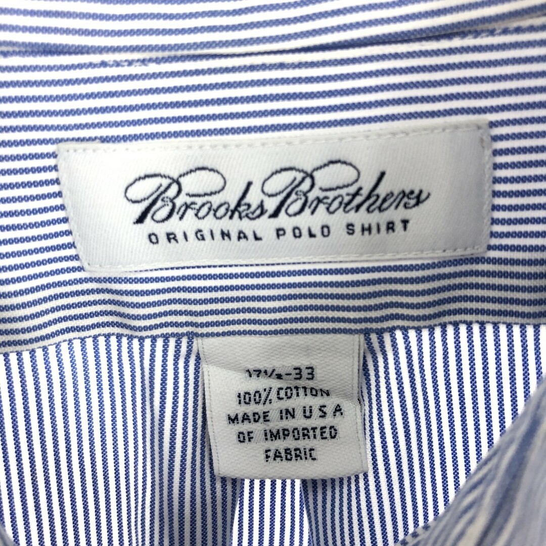 Brooks Brothers(ブルックスブラザース)の古着 ブルックスブラザーズ Brooks Brothers 長袖 ボタンダウンストライプシャツ USA製 メンズL /eaa446512 メンズのトップス(シャツ)の商品写真