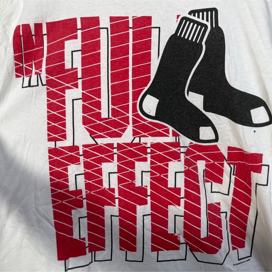 【MLB】メキシコ製半袖Tシャツ　白ホワイト　デカロゴ　メジャーリーグ　F9 メンズのトップス(Tシャツ/カットソー(半袖/袖なし))の商品写真