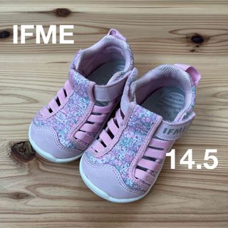 イフミー(IFME)のIFME ウォーターシューズ　花柄　14.5  薄ピンク(サンダル)