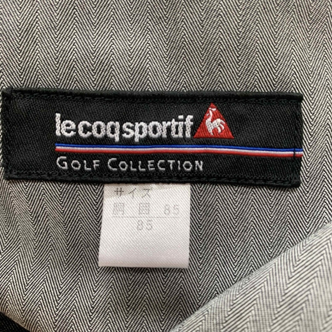 le coq sportif(ルコックスポルティフ)のルコックスポルティフ W85 メンズ パンツ ゴルフ ストライプ ダークグレー メンズのパンツ(その他)の商品写真