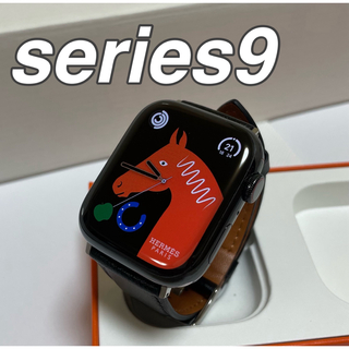 最新最高級　Apple Watch  HERMES series9 45mm