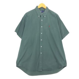 ラルフローレン(Ralph Lauren)の古着 ラルフローレン Ralph Lauren BLAIRE 半袖 ボタンダウンシャツ メンズXL /eaa441474(シャツ)