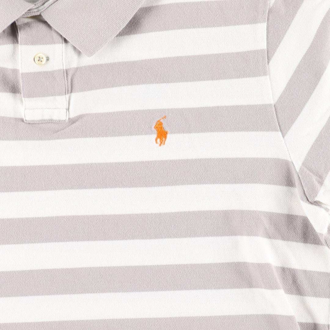 Ralph Lauren(ラルフローレン)の古着 ラルフローレン Ralph Lauren POLO by Ralph Lauren 半袖 ボーダー ポロシャツ メンズXL /eaa444816 メンズのトップス(ポロシャツ)の商品写真