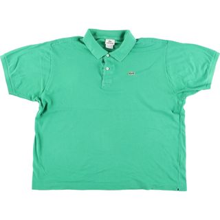 ラコステ(LACOSTE)の古着 ラコステ LACOSTE フランス企画 半袖 ポロシャツ 8 メンズXXL /eaa444820(ポロシャツ)