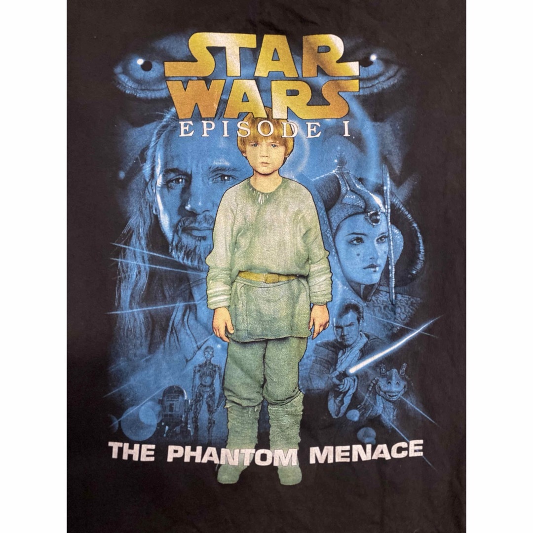 90'S STAR WARS EPISODE 1 Tシャツ ヴィンテージ メンズのトップス(Tシャツ/カットソー(半袖/袖なし))の商品写真