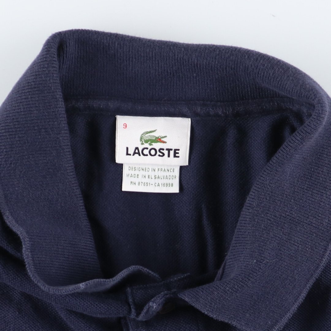 LACOSTE(ラコステ)の古着 ラコステ LACOSTE フランス企画 半袖 ポロシャツ 9 メンズXXL /eaa444821 メンズのトップス(ポロシャツ)の商品写真