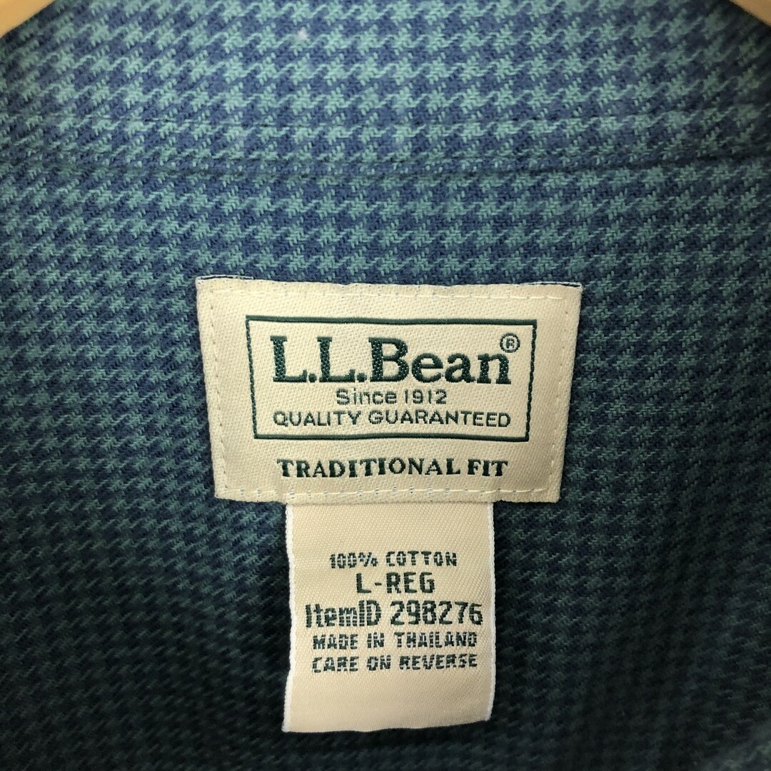 L.L.Bean(エルエルビーン)の古着 エルエルビーン L.L.Bean 長袖 ボタンダウン フランネルチェックシャツ メンズL /eaa446236 メンズのトップス(シャツ)の商品写真