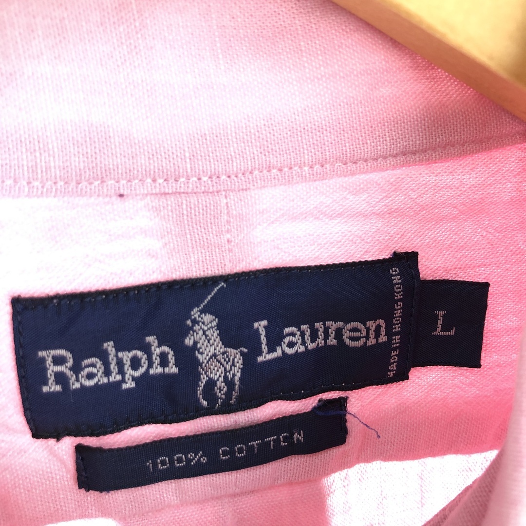 Ralph Lauren(ラルフローレン)の古着 ラルフローレン Ralph Lauren 長袖 ボタンダウンシャツ メンズL /eaa446712 メンズのトップス(シャツ)の商品写真