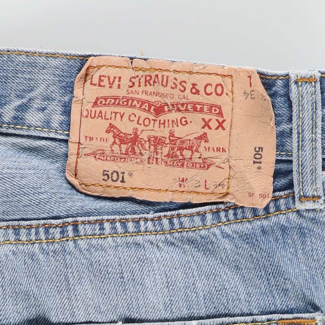 Levi's(リーバイス)の古着 リーバイス Levi's リーバイス501 ストレートデニムパンツ メンズw32 /eaa408560 メンズのパンツ(デニム/ジーンズ)の商品写真