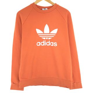 アディダス(adidas)の古着 アディダス adidas ORIGINALS オリジナルス ロゴスウェットシャツ トレーナー メンズS /eaa410595(スウェット)