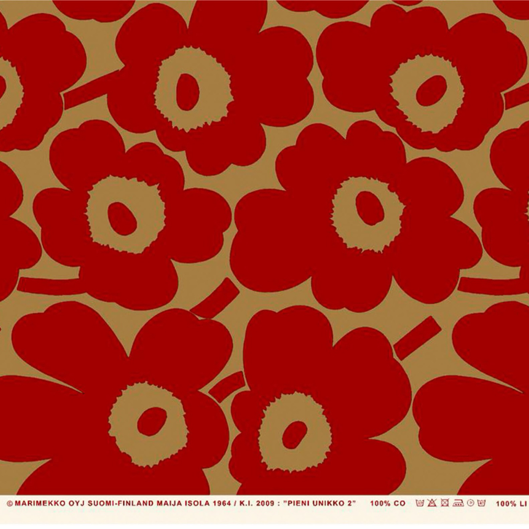 marimekko(マリメッコ)のマリメッコ Pieni Unikko2 コットンファブリック 1m ハンドメイドの素材/材料(生地/糸)の商品写真