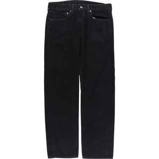 リーバイス(Levi's)の古着 リーバイス Levi's 505 ブラックデニム テーパードデニムパンツ メンズw35 /eaa424196(デニム/ジーンズ)