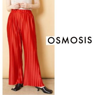 OSMOSIS - GWセール15％オフ❤OSMOSIS✨プリーツセミフレアーパンツ