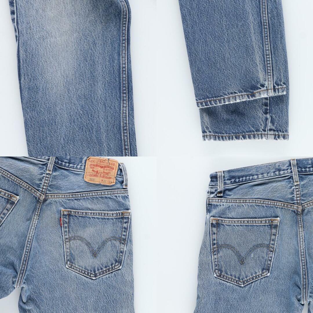 Levi's(リーバイス)の古着 リーバイス Levi's 505 REGULAR FIT テーパードデニムパンツ メンズw33 /eaa424900 メンズのパンツ(デニム/ジーンズ)の商品写真