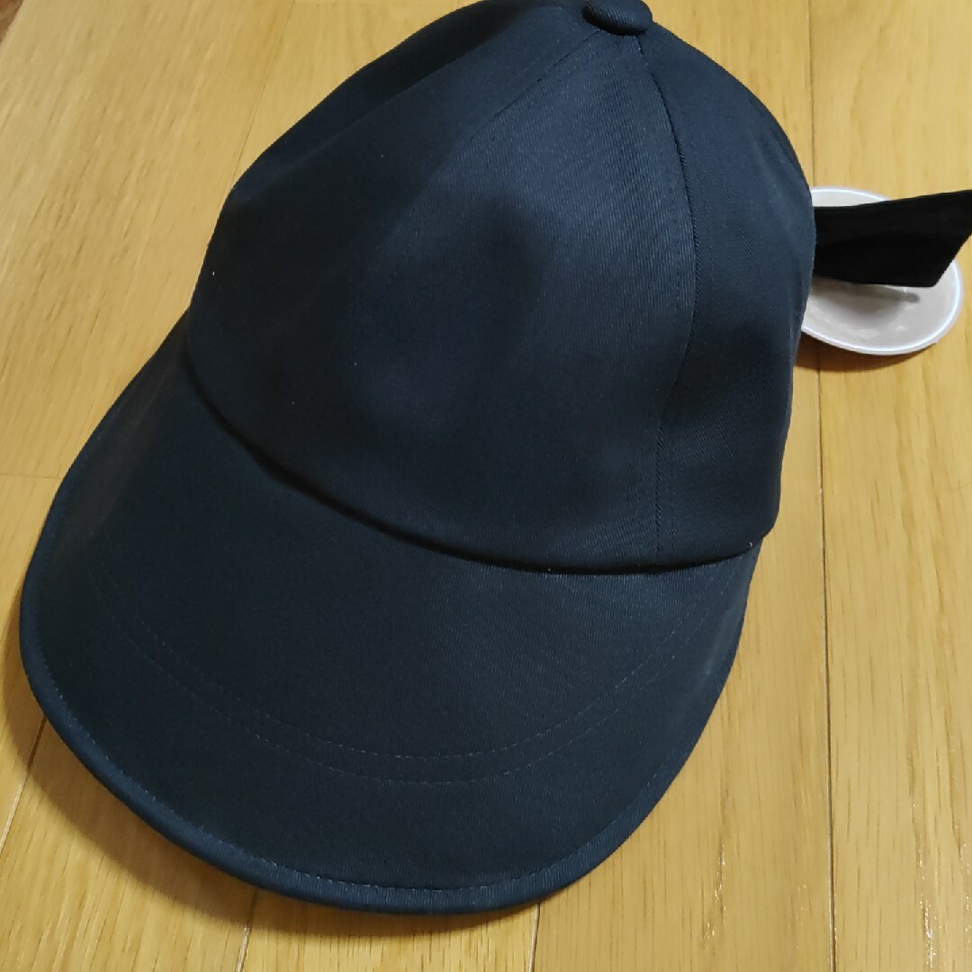 しまむら(シマムラ)のしまむら  yumi  幅広　キャップ　黒　ブラック レディースの帽子(キャップ)の商品写真