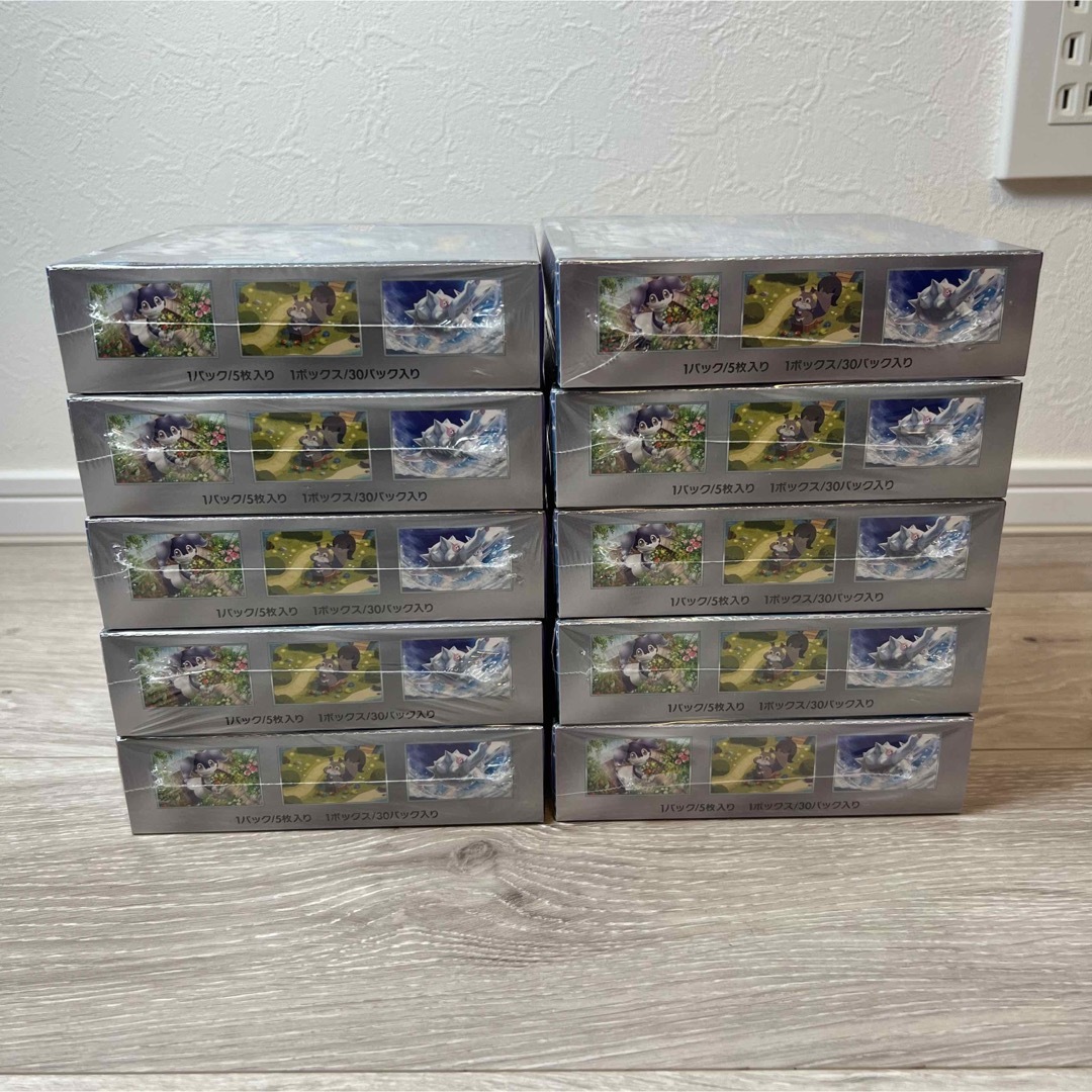 ポケモンカード バイオレットex 10box 新品未開封 シュリンク付き エンタメ/ホビーのトレーディングカード(Box/デッキ/パック)の商品写真