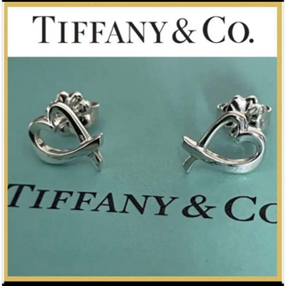 ティファニー(Tiffany & Co.)のティファニーラビングハートピアス　両耳　シルバー925(ピアス)