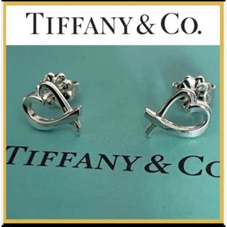 ティファニー(Tiffany & Co.)のティファニーラビングハートピアス　両耳　シルバー925(ピアス)