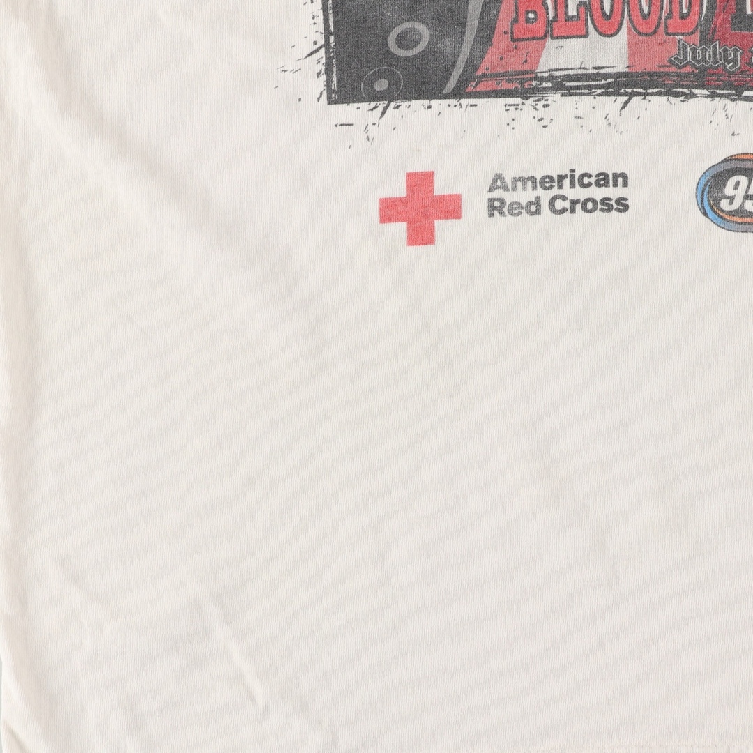 古着 AMERICAN RED CROSS アメリカ赤十字社 フェス バンドTシャツ バンT メンズL /eaa438545 メンズのトップス(Tシャツ/カットソー(半袖/袖なし))の商品写真