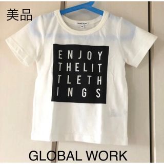 グローバルワーク(GLOBAL WORK)の美品☆グローバルワーク キッズ　プリントTシャツ(Tシャツ/カットソー)